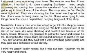 برزنتيشن في وصف قصة قصيرة حصلت معك (لغة انجليزية) ملفات مدرسية