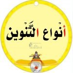 بطاقات ملونة أنواع التنوين والحروف القوية, (لغة عربية) الثاني