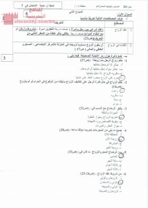 نموذج إجابة امتحان منتصف مقرر دين 201