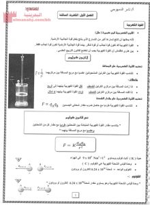 مذكرة الإبداع مقرر فيز 311 (فيزياء) الثالث الثانوي