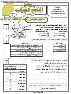 اختبار قصير نموذج 7 مع الإجابة (علوم) الثامن