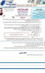 ملخص احياء مبادئ البيئة, (علوم) الثاني عشر العام