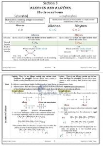 شرح القسم الثالث ALKENES AND ALKYNES مع أمثلة محلولة, منهج انجليزي (كيمياء) الثاني عشر المتقدم