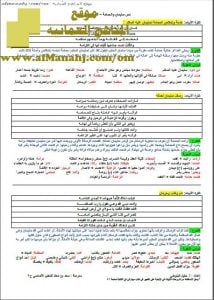 ورقة عمل عن نص سليمان والحمامة لأحمد شوقي (لغة عربية) الخامس