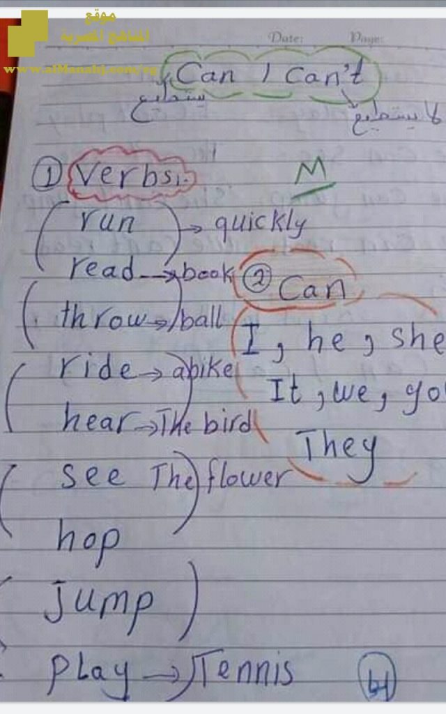 جرامر للفصل الأول