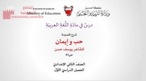 شرح قصيدة حب وإيمان الشاعر يوسف حسن