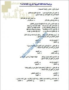 أوراق عمل وأنشطة تدريبية في البلاغة نموذج ثاني (لغة عربية) الثاني عشر