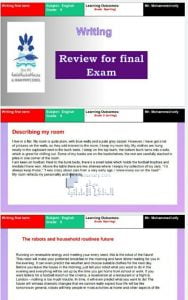 مواضيع الكتابة كاملة, (لغة انجليزية) التاسع العام