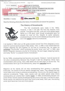 أسئلة وإجابة امتحان منتصف الفصل (انج 301)