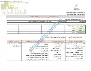 تحضير الكتروني لدرس قصيدة مسكنهم في القلب (لغة عربية) الثامن