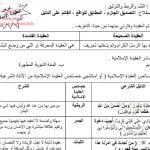 مذكرة شاملة (تربية اسلامية) الأول الثانوي