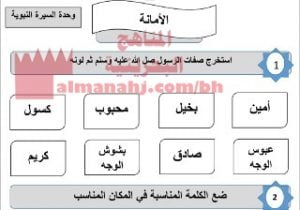 شرح درس الأمانة