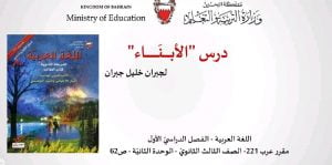 شرح وتلخيص درس الأبناء