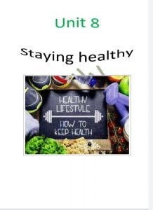 ملخص وأوراق عمل الوحدة الثامنة مع الحل, (لغة انجليزية) الخامس