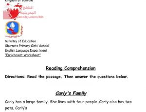 نشاط اللغة الإنجليزية 2 (لغة انجليزية) السادس