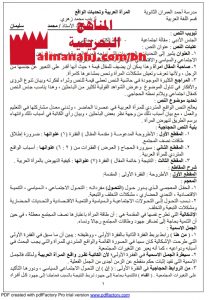 المرأة العربية وتحديات الواقع لزينب محمد زهري