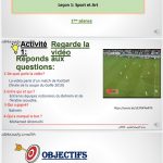 نشاطات في الدرس الأول من الوحدة الرابعة الجزء الأول (لغة فرنسية) السابع