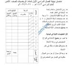 اختبار تجريبي للامتحان النهائي نموذج ثان وفق منهج كامبردج (رياضيات) الثامن