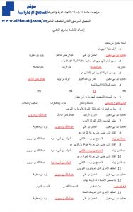 مراجعة شاملة اختيار من متعدد, (اجتماعيات) الثامن