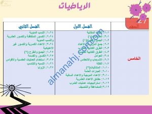 محتوى الاختبار النهائي وفق منهج كامبردج مع ملخصات شاملة (رياضيات) الخامس