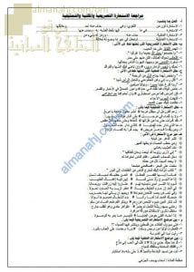 ورقة عمل لشرح ومراجعة الاستعارة التصريحية والمكنية والتمثيلية مع أمثلة تدريبية (لغة عربية) الحادي عشر