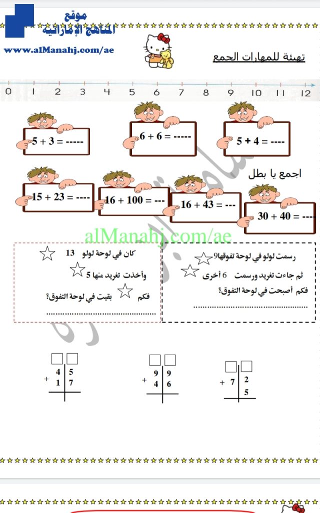 مراجعة شاملة للفصل الثاني, (رياضيات) الثاني