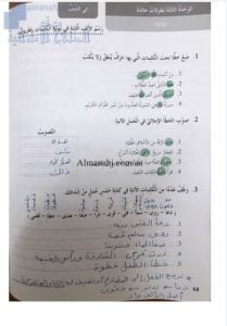 حل درس رسم الألف اللينة في نهاية الكلمة, (لغة عربية) الخامس