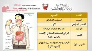شرح درس الهضم والإخراج والتنفس الجزء الأول