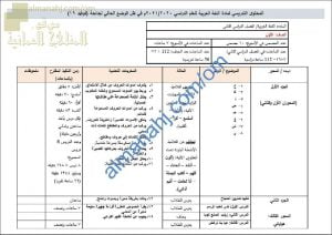 مقرر الدروس المحذوفة والمطلوبة حسب وثيقة المحتوى التدريسي في ظل جائحة الكورونا (لغة عربية) الأول