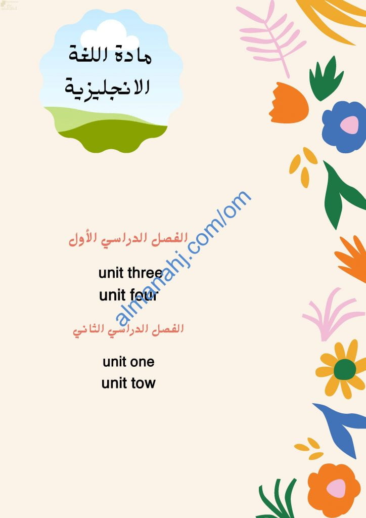محتوى الاختبار النهائي مع ملخصات شاملة (لغة انجليزية) الثامن