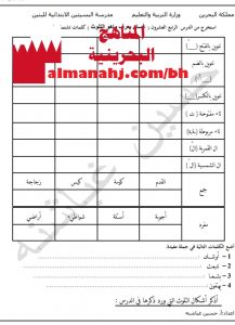 اوراق عمل درس غسان يعرف ما هو التلوث