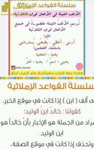 سلسلة قواعد إملائية