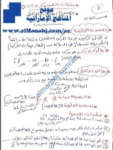 كراسة شرح وتدريبات محلولة في مشتقات الهيدروكربونات (هاليدات الألكيل والأريل الكحولات والإيثرات), (كيمياء) الثاني عشر المتقدم