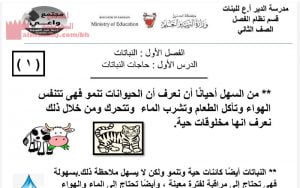 حاجات النبات