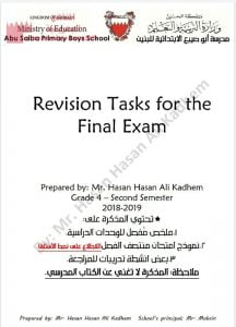 مذكرة شاملة (لغة انجليزية) الرابع