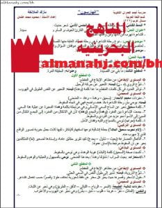 ملخص شرح قصيدة الهاربون (عرب 222) مع أنشطة (لغة عربية) الثالث الثانوي