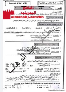 الفصل الأول مقرر كيم 318