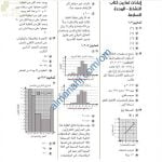 مذكرة حل وإجابات أسئلة وتمارين كتاب النشاط في وحدة المزيد من التمثيلات الإحصائية (رياضيات) العاشر