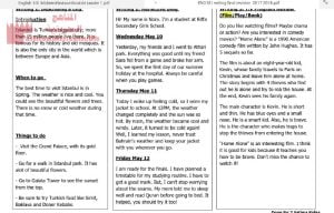 فقرات اللغة الإنكليزية