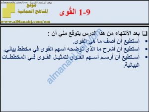 ملخص شرح درس القوى مع حل الأنشطة (علوم) السابع