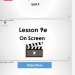 الدرس التاسع e في الوحدة التاسعة