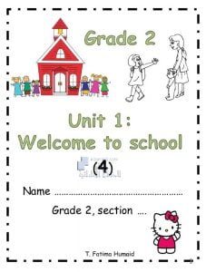 تدريبات شاملة الوحدة الأولى (لغة انجليزية) الثاني