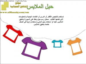 استراتيجية حبل الملابس (التربية) الأول