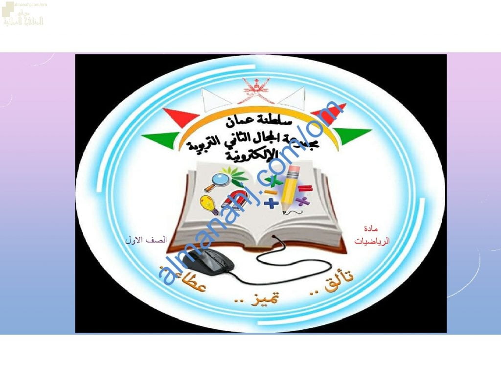 ملخص شرح وصور توضيحية لدرس أيام الأسبوع نموذج ثان مع اختبارات الكترونية (رياضيات) الأول