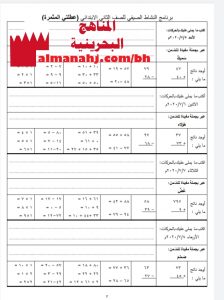 برنامج النشاط الصيفي