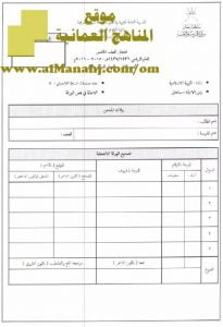 امتحان وإجابة الأسئلة الرسمية في محافظة شمال الشرقية للفصل الدراسي الثاني الدور الثاني (تربية اسلامية) الخامس
