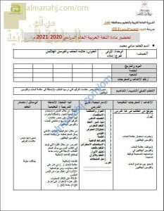 نموذج تحضير الكتروني لدرس علامة الحذف والقوسان الهلاليان (لغة عربية) السادس