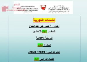 عرض بوربوينت لدرس الشحنات الكهربائية