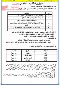 سؤال وجواب مقرر عرب 201
