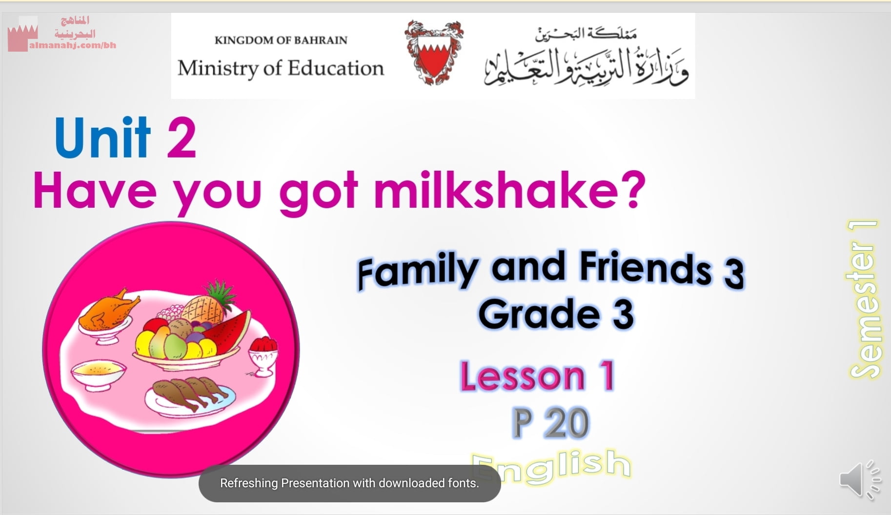 Have you got milkshake? FAMILY AND FRIENDS LESSON 1 POWERPOINT PRESENTATION 